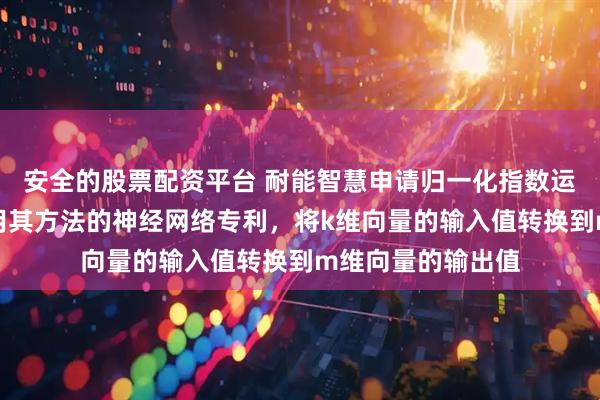 安全的股票配资平台 耐能智慧申请归一化指数运算近似方法及应用其方法的神经网络专利，将k维向量的输入值转换到m维向量的输出值