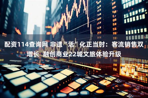 配资114查询网 非遗“活”化正当时：客流销售双增长  融创商业22城文旅体验升级