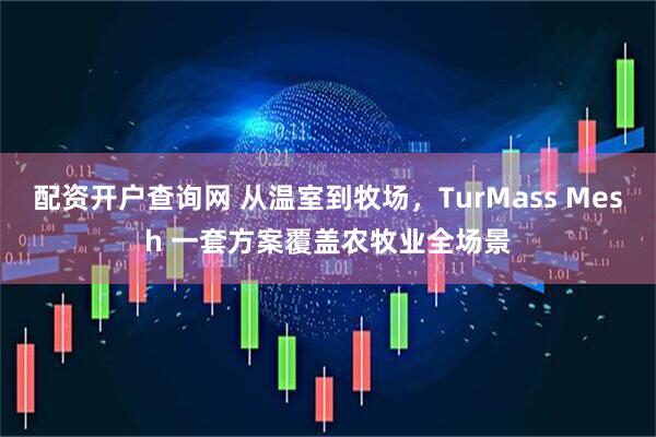 配资开户查询网 从温室到牧场，TurMass Mesh 一套方案覆盖农牧业全场景